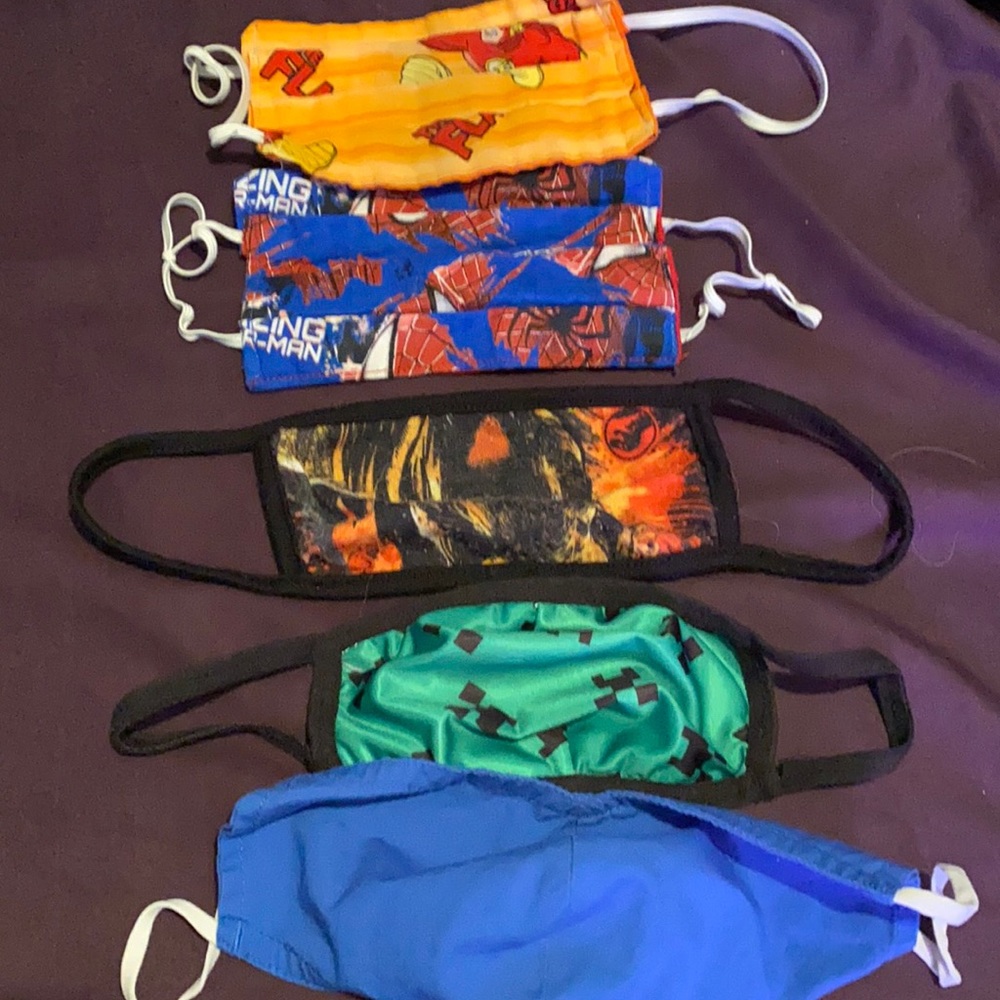 5- XSmall kids face masks